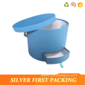 Silver First New products velvet round fashion flower packaging box